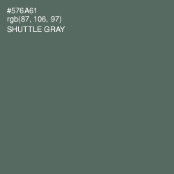 #576A61 - Shuttle Gray Color Image